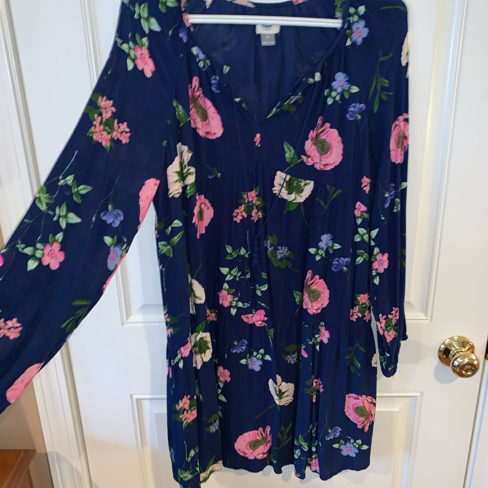 Long sleeve floral dress